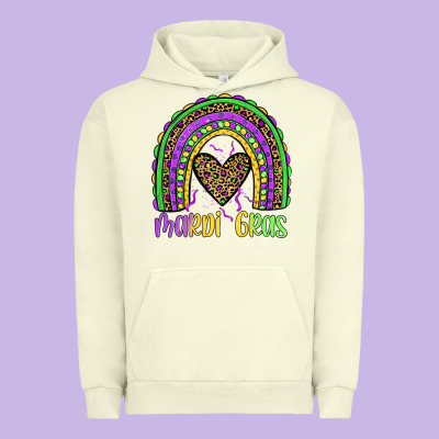 Mardi Gras Rainbow Urban Hoodie Designed By Jahusdesignshop
