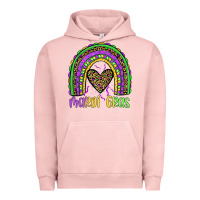 Pigment Salmon mardi gras rainbow Urban Hoodie - JahusDesignShop