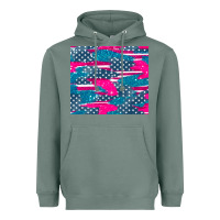 Sage usa flag Heavyweight Hoodie - AdoDesignShop