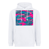 White usa flag Heavyweight Hoodie - AdoDesignShop