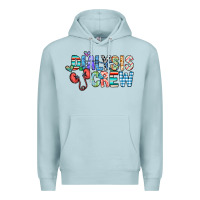 Blue Mist dialysis crew Premium Hoodie - CowhideDigitalArt