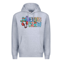 Heather Grey dialysis crew Premium Hoodie - CowhideDigitalArt