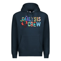 Navy dialysis crew Premium Hoodie - CowhideDigitalArt