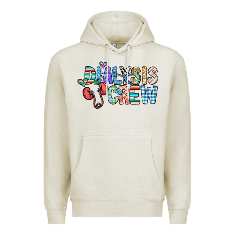Dialysis Crew Premium Hoodie by CowhideDigitalArt | Teevron