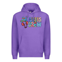 Purple dialysis crew Premium Hoodie - CowhideDigitalArt