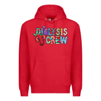 Red dialysis crew Premium Hoodie - CowhideDigitalArt