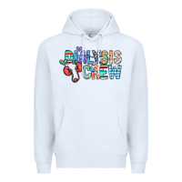 White dialysis crew Premium Hoodie - CowhideDigitalArt