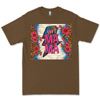 Cacao girl mama thunder with flowers Premium Tee - TumblerDesignByShophia