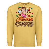 Antique Gold little miss cupid Premium Sweatshirt - AdoDesignShop