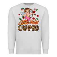 Dove Grey little miss cupid Premium Sweatshirt - AdoDesignShop