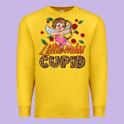 Little Miss Cupid Premium Sweatshirt Designed By Adodesignshop