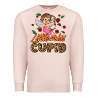 Pale Pink little miss cupid Premium Sweatshirt - AdoDesignShop