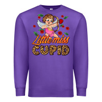 Purple little miss cupid Premium Sweatshirt - AdoDesignShop