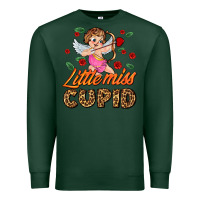 Sports Green little miss cupid Premium Sweatshirt - AdoDesignShop