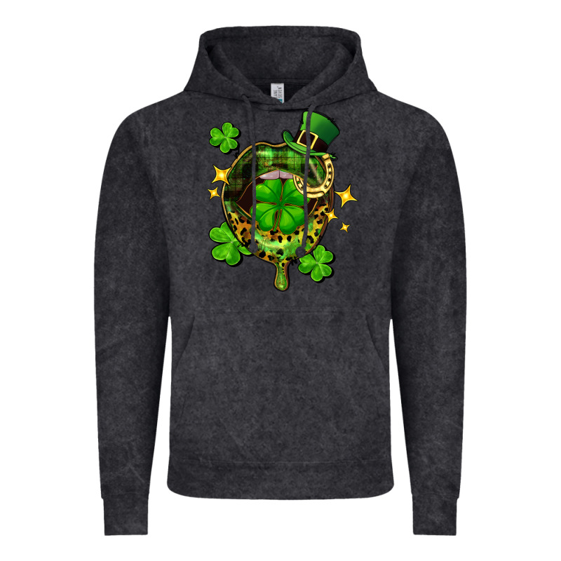 St. Patrick's Day Lip Vintage Hoodie by FaDigitalArtStudio | Teevron