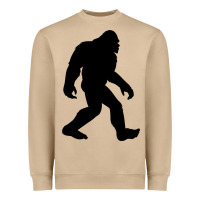 Bigfoot In Black Design Heavyweight Sweatshirt | Teevron