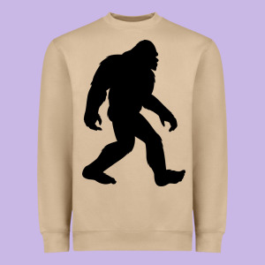 Bigfoot In Black Design Heavyweight Sweatshirt Designed By Artisfamous