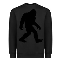 Black bigfoot in black design Heavyweight Sweatshirt - artisFamous