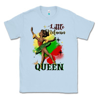 Dusty Blue little melanin queen Classic Tee - CowGirlArtShop