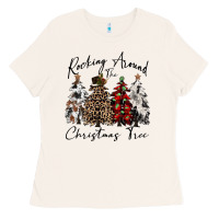 Bone rocking around the christmas tree Ladies Tee - CowGirlArtShop