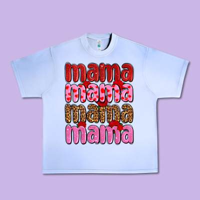 Valentines Day Mama Olivia Urban Heavy Tee Designed By Oliviacreatesart