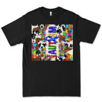 Black autism mom puzzle ribbon Premium Tee - TumblerDesignByShophia