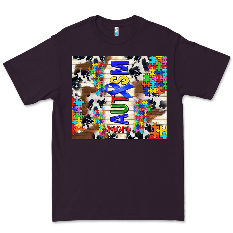 Autism Mom Puzzle Ribbon Premium Tee by TumblerDesignByShophia | Teevron