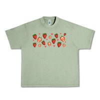 Oil Green strawberry Urban Heavy Tee - Jasminsmagicworld