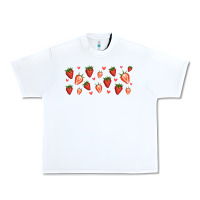 White strawberry Urban Heavy Tee - Jasminsmagicworld