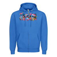 True Royal pink christmas stitch and gifts Zipper Hoodie - AdoDesignShop