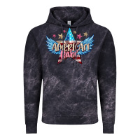 Cloud Black American babe Vintage Hoodie - FaDigitalArtStudio