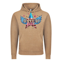 Vintage Coffee American babe Vintage Hoodie - FaDigitalArtStudio
