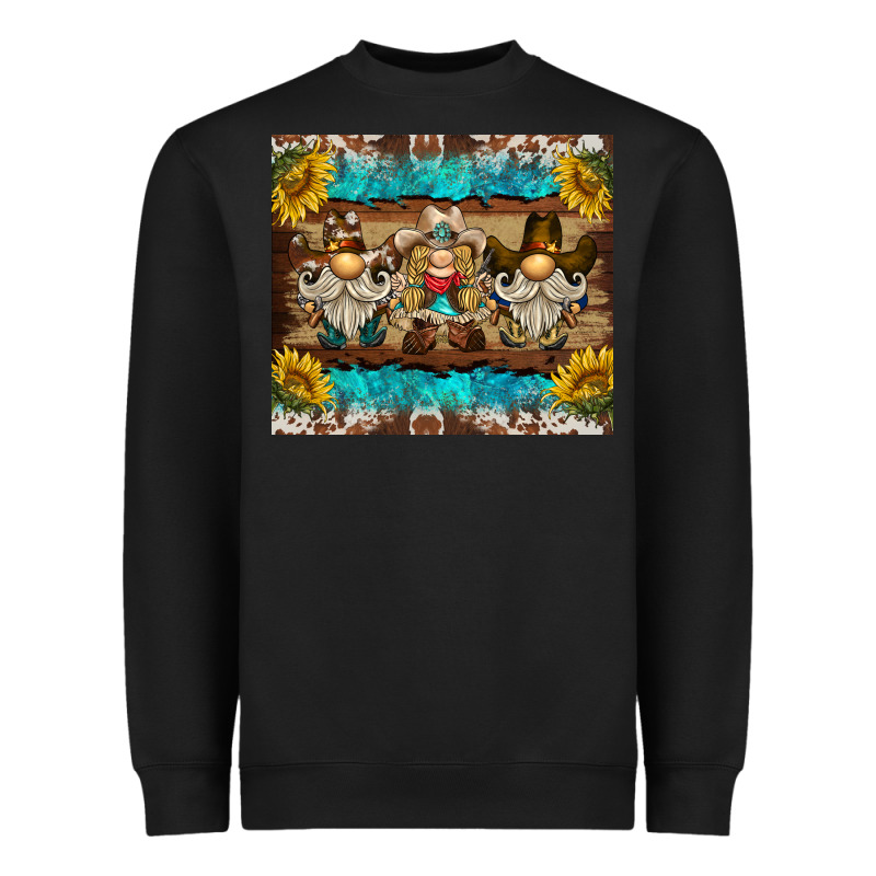 Western Gnome Tumbler Heavyweight Sweatshirt by BarkalooDesign | Teevron