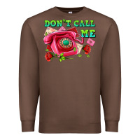 Chestnut dont call me with pink phone and letters Premium Sweatshirt - AdoDesignShop