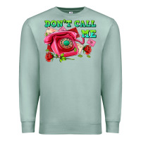 Seafoam dont call me with pink phone and letters Premium Sweatshirt - AdoDesignShop