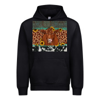 Black red angus leopard Urban Hoodie - JahusDesignShop
