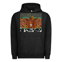 Pigment Black red angus leopard Urban Hoodie - JahusDesignShop