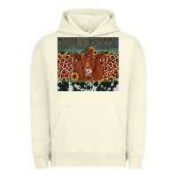 Pigment Pistachio red angus leopard Urban Hoodie - JahusDesignShop
