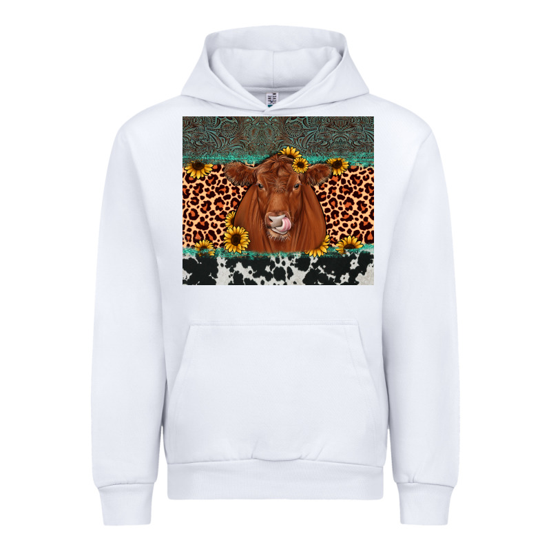 Red Angus Leopard Urban Hoodie by JahusDesignShop | Teevron