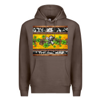 Coffee st Patricks day western shamrock Premium Hoodie - Jasminsmagicworld