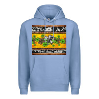 Colony Blue st Patricks day western shamrock Premium Hoodie - Jasminsmagicworld