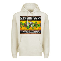 Oatmeal Heather st Patricks day western shamrock Premium Hoodie - Jasminsmagicworld