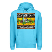 Ocean Blue st Patricks day western shamrock Premium Hoodie - Jasminsmagicworld