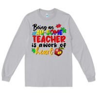 Moon Dust being an au some teacher is a work of the heart Long Sleeve Tee - FaDigitalArtStudio