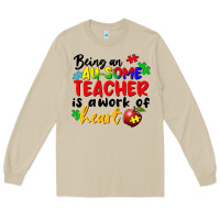 Mushroom being an au some teacher is a work of the heart Long Sleeve Tee - FaDigitalArtStudio