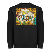 Black just pray Heavyweight Sweatshirt - BarkalooDesign