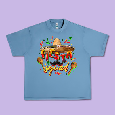 Fiesta Squad Urban Heavy Tee Designed By Fadigitalartstudio