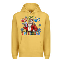 Antique Gold ho ho ho im loaded Premium Hoodie - CowhideDigitalArt