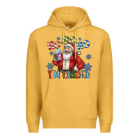Mustard ho ho ho im loaded Premium Hoodie - CowhideDigitalArt