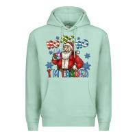 Seafoam ho ho ho im loaded Premium Hoodie - CowhideDigitalArt